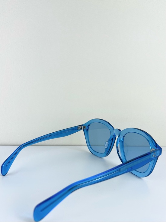 NEW CELINE BLUE ROUND SUNGLASSES main image 8